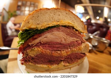 The Monster Biggest World Sandwich In New York City Deli