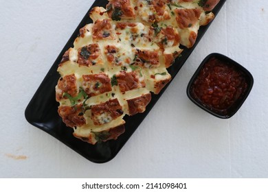 Monster Pull Apart Cheese Garlic Bread