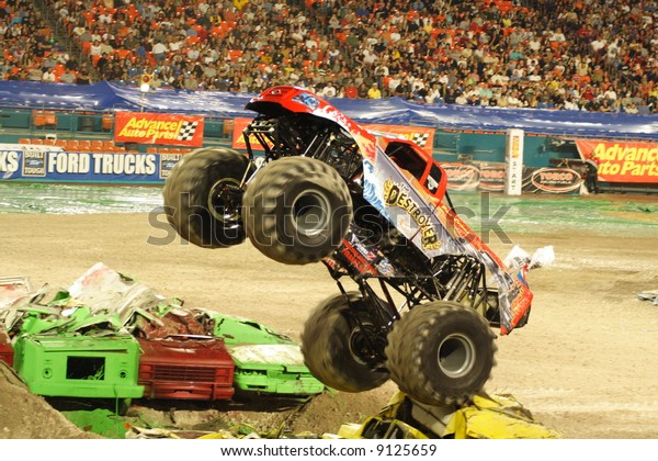 Monster Truck Ramp Jumper Stock Photo (Edit Now) 9125659