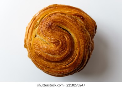 Mont Blanc Danish Pastry On A White Background