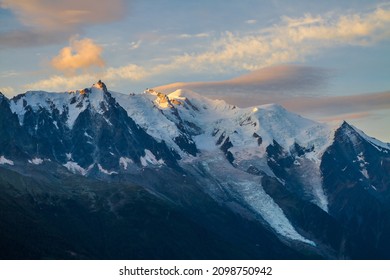 Mont Blanc At Dawn, French Alps