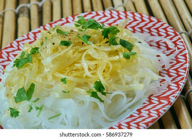 Mont Di - Burmese Cuisine Dishes Made With Thin Rice Noodles.