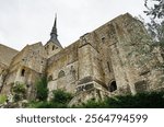 Mont Saint Michel abbey in Normandy, France