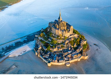 Mont Saint Michel Aerial View