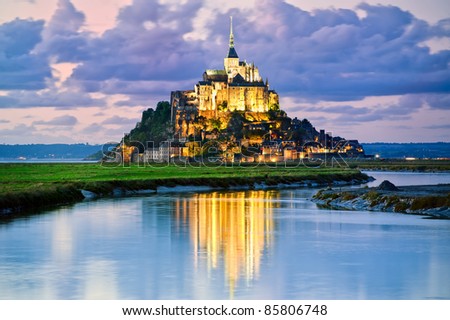 Mont Saint Michele, France