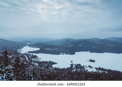 Mont Tremblant Quebec Park Winter View