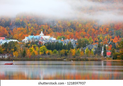 Mont Tremblant Village In Autumn Time