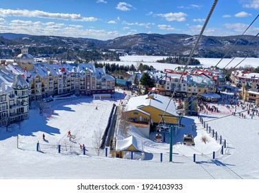 Mont Tremblant Village Resort In Winter, Quebec, Canada