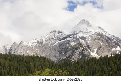 Montain And Snow In Austria