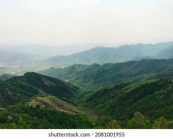 Montains in China, in front of mist