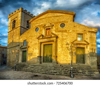 Montalbano Elicona Mother Church, Sicily, Italy.