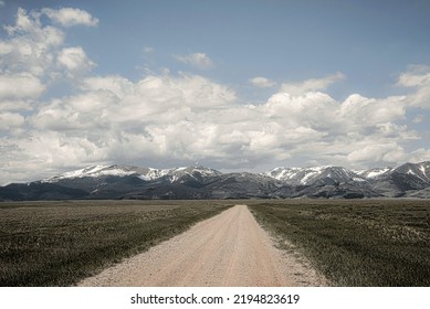 Montana Ranch To The Mountains Road