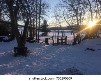 Montana Winter Sunset