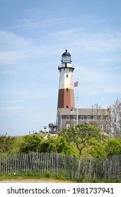 Montauk Light House On Long Island NY.