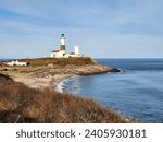 Montauk Point Lighthouse from Camp Hero State Park