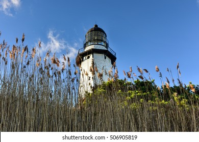 The Montauk Point Lighthouse located adjacent to Montauk Point State Park, at the easternmost point of Long Island, in the hamlet of Montauk in the Town of East Hampton in Suffolk County, New York.