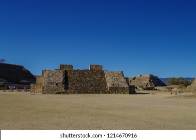 Monte Alban - The Ruins Of The Zapotec Civilization In Oaxaca, Mexico