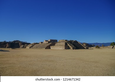 Monte Alban - The Ruins Of The Zapotec Civilization In Oaxaca, Mexico