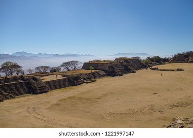 Monte Alban - The Ruins Of The Zapotec Civilization In Oaxaca, Mexico