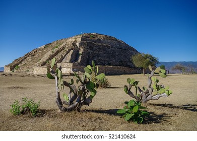 Monte Alban - The Ruins Of The Zapotec Civilization In Oaxaca, Mexico