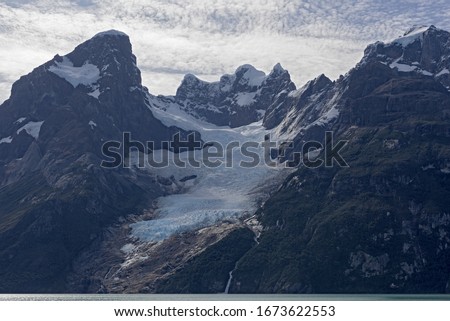 Similar – Image, Stock Photo Oberaar Glacier Mountain