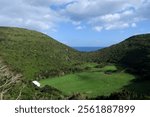 Monte Brasil Nature Reserve, in Angra do Heroísmo, Terceira island, Azores, Portugal.
An ancient extinct volcano that originated in the sea and joined the city.