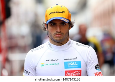 Monte Carlo, Monaco - 25th May , 2019.  Carlos Sainz Jr. Of McLaren F1 Team In The Paddock During The F1 Grand Prix Of Monaco