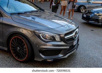 MONTE CARLO,  MONACO - AUG 13, 2017: Mercedes car in Monte Carlo, a place with lots of new high class automobiles - Shutterstock ID 720598531