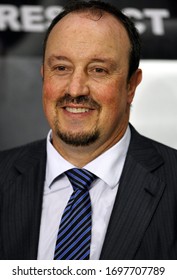 Monte Carlo, MONACO - August 27, 2010: 
Rafael Benitez Looks On 
During The UEFA Super Cup FC Internazionale V Atletico Madrid At The Louis II Stadium. 