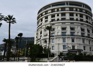 Monte Carlo, Monaco - December 11, 2019: The Hôtel De Paris.