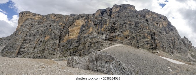 monte croce cross mountain in dolomites badia valley panorama landscape - Powered by Shutterstock