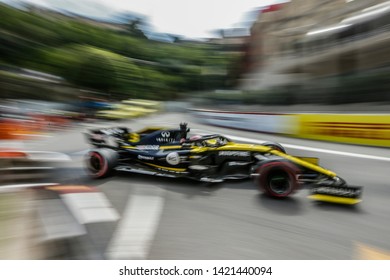 Monte-Carlo, Monaco. 26/05/2019. Grand Prix Of Monaco. F1 World Championship 2019. Daniel Ricciardo, Renault.