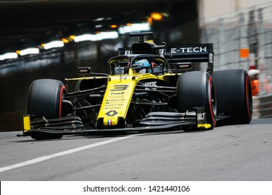 Monte-Carlo, Monaco. 26/05/2019. Grand Prix Of Monaco. F1 World Championship 2019. Daniel Ricciardo, Renault.