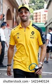 Monte-Carlo, Monaco. 26/05/2019. Grand Prix Of Monaco. F1 World Championship 2019. Daniel Ricciardo, Renault.