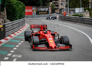 Montecarlo, Monaco. 26/05/2019. Grand Prix Of Monaco. F1 World Championship 2019. Sebastian Vettel, Ferrari.