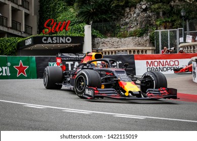 Montecarlo, Monaco. 26/05/2019. Grand Prix Of Monaco. F1 World Championship 2019. Max Verstappen, Red Bull.