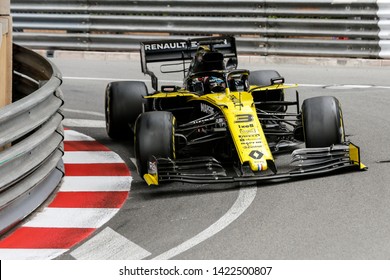 Montecarlo, Monaco. 26/05/2019. Grand Prix Of Monaco. F1 World Championship 2019. Daniel Ricciardo, Renault.