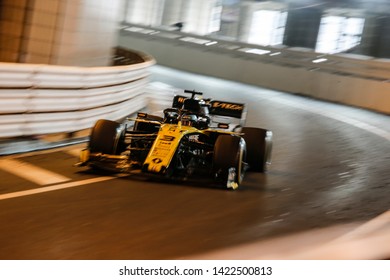 Montecarlo, Monaco. 26/05/2019. Grand Prix Of Monaco. F1 World Championship 2019. Daniel Ricciardo, Renault.