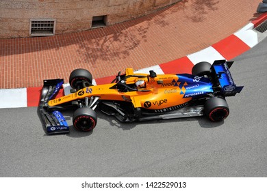 Montecarlo, Monaco. 26/05/2019. Grand Prix Of Monaco. F1 World Championship 2019. Carlos Sainz, McLaren.