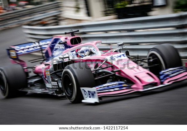 Montecarlo, Monaco.\
26/05/2019. Grand Prix of Monaco. F1 World Championship 2019.\
Sergio Perez, Racing\
Point.