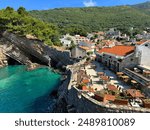 Montenegro Adriatic sea Budva Riviera Petrovac town