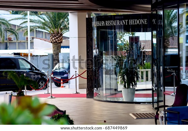 Montenegro Budva June 27 2017 Entrance Stock Image Download Now