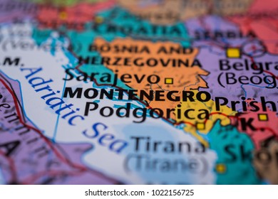 Montenegro Map Background