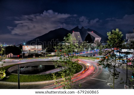 Monterrey at night