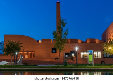 MONTERREY, NUEVO LEON / MEXICO - July 11, 2019: The Mexican Professional Baseball Hall Of Fame In La Fundidora Park In Monterrey, Mexico