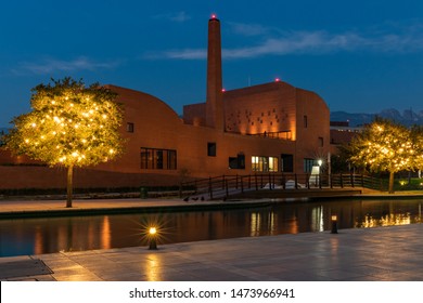 MONTERREY, NUEVO LEON / MEXICO - July 11, 2019: The Mexican Professional Baseball Hall Of Fame In La Fundidora Park In Monterrey, Mexico