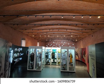 Monterrey, Nuevo Leon, Mexico - July 11, 2019: Main Hall At The Mexican Professional Baseball Hall Of Fame