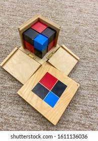 Montessori Sensor Material Binominar Cube