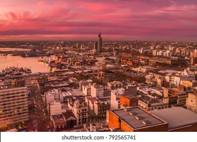 Montevideo At Sunset, Uruguay