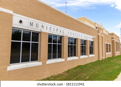 Montgomery, AL / USA - August 27, 2020: Montgomery Municipal Justice Center